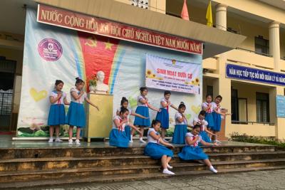 MỘT SỐ HÌNH ẢNH  SINH HOẠT DƯỚI CỜ NĂM HỌC 2022-2023 CỦA TRƯỜNG TH NGHĨA DŨNG